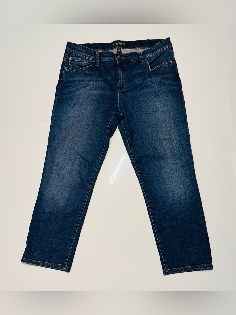 Lauren Ralph Lauren Women Classic Cropped Jeans Blue Size 12